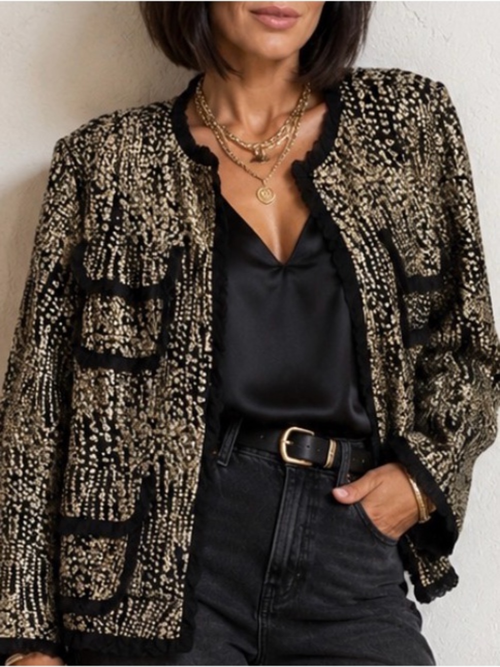 Light weight tweed jacket - very soft and stretchy